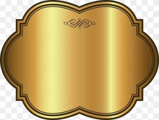 download - gold banner png transparent