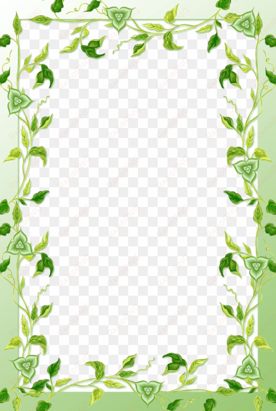 download green leaves border png clipart clip art leaf - transparent png floral borders