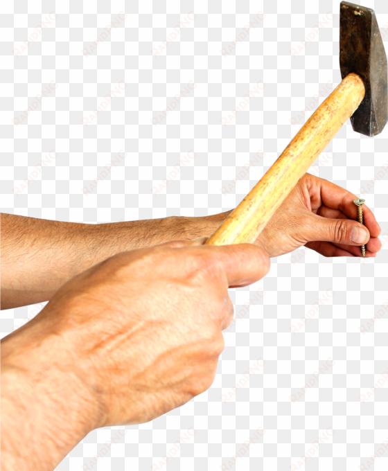 download hammering a nail png image - hammering png