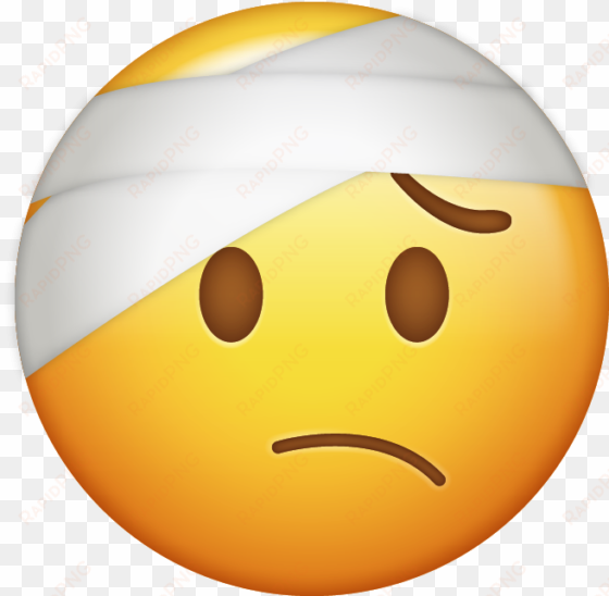 Download Hurt Iphone Emoji Image - Hurt Emoji Iphone transparent png image