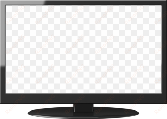 download led tv clipart flat panel display clip art - lcd monitor png