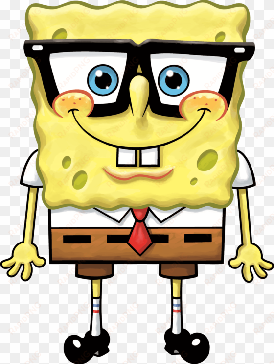 download - spongebob with glasses