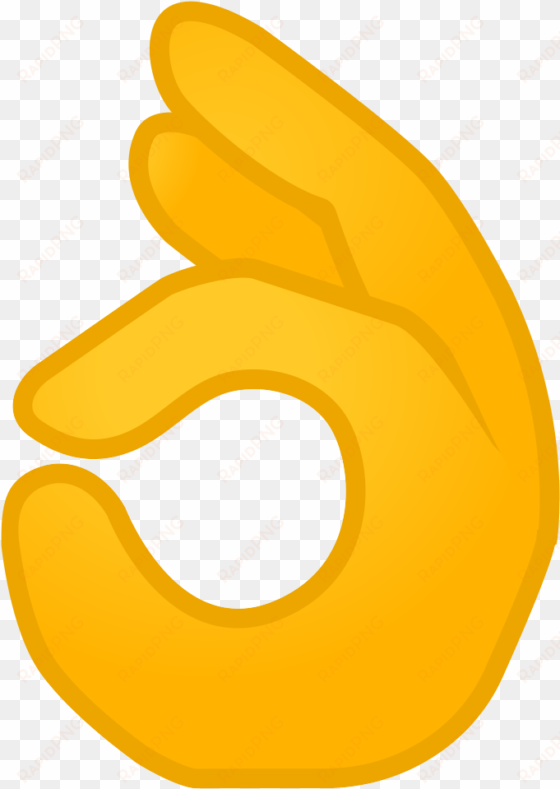 download svg download png - ok hand emoji png