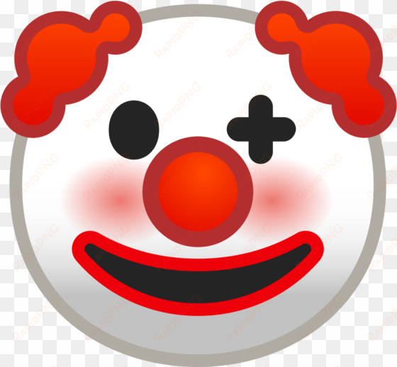 download svg download png - twitter clown emoji