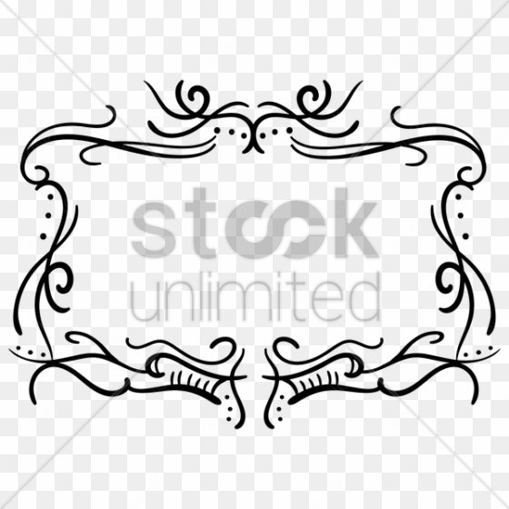 download vintage border frame vector clipart clip art - vintage border frame vector