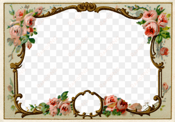 download vintage frame transparent background png clipart - vintage frame transparent background png