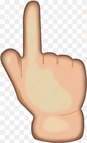 download white up pointing backhand index emoji icon - look down hand gesture