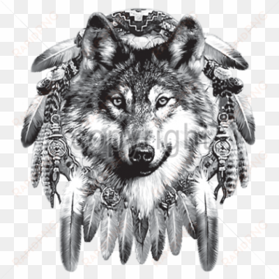 download wolf tattoos free png transparent image and - attrape reve loup tatouage
