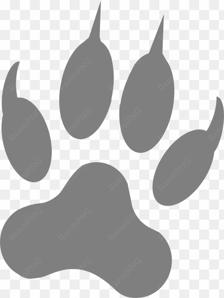 download wolf tattoos free png transparent image and - gray wolf paw print