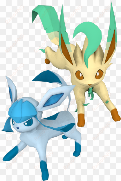 download zip archive - leafeon and glaceon figures