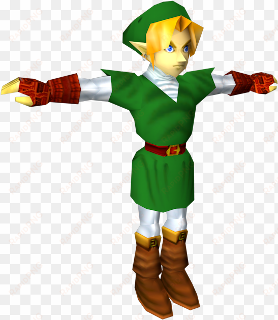 Download Zip Archive - Link Ocarina Of Time Model transparent png image