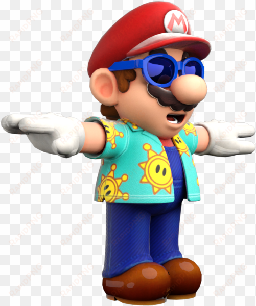 download zip archive - mario t pose png