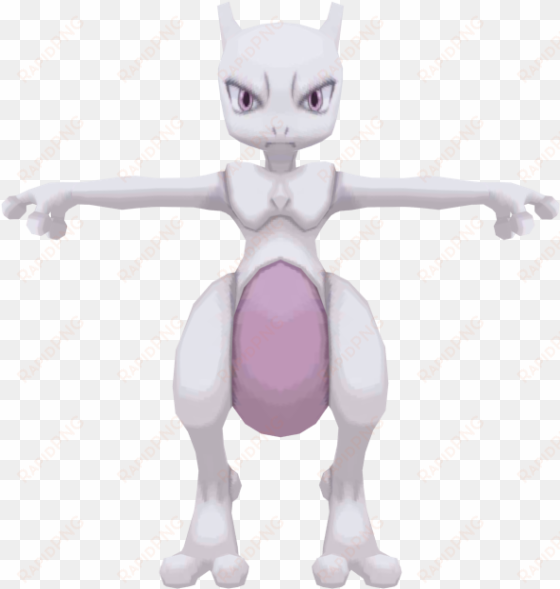 download zip archive - pokemon mewtwo model sheet