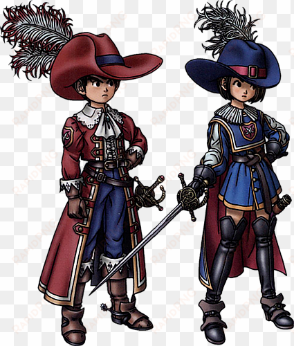 dq musketeer hats - dragon quest 9 concept