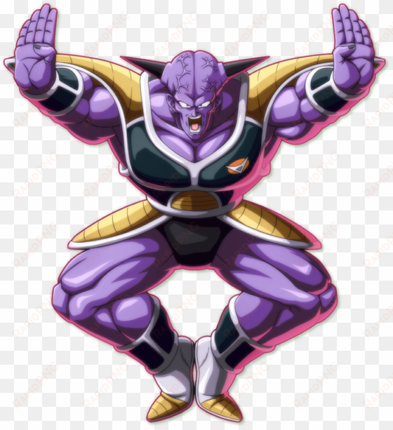 dragon ball fighterz character renders - ginyu dragon ball fighterz