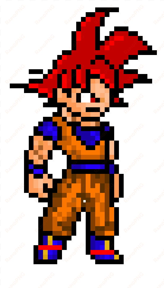 dragon ball super - pixel art goku ultra instinct