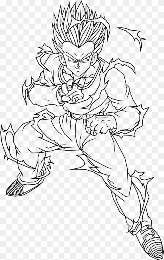 Dragon Ball Z For Children - Dragon Ball Super Gohan Coloring Pages transparent png image