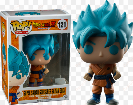 dragon ball z - goku super saiyan blue pop figure