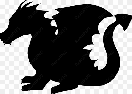 dragon - dragon silhouette