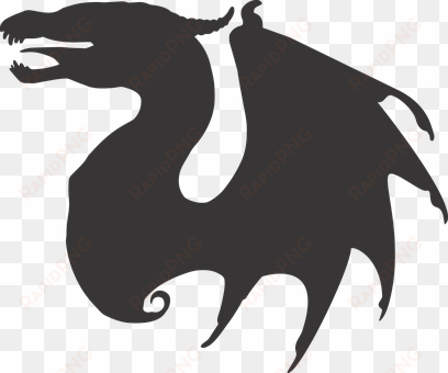 dragon dragon vector dragon silhouette ani - dragon silhouette