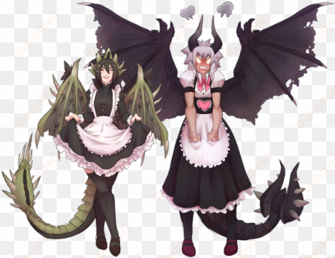 dragon maid x monster hunter - monster hunter world maid