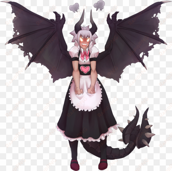 “ dragon maid x monster hunter monster maid anyone - monster hunter rathian girl
