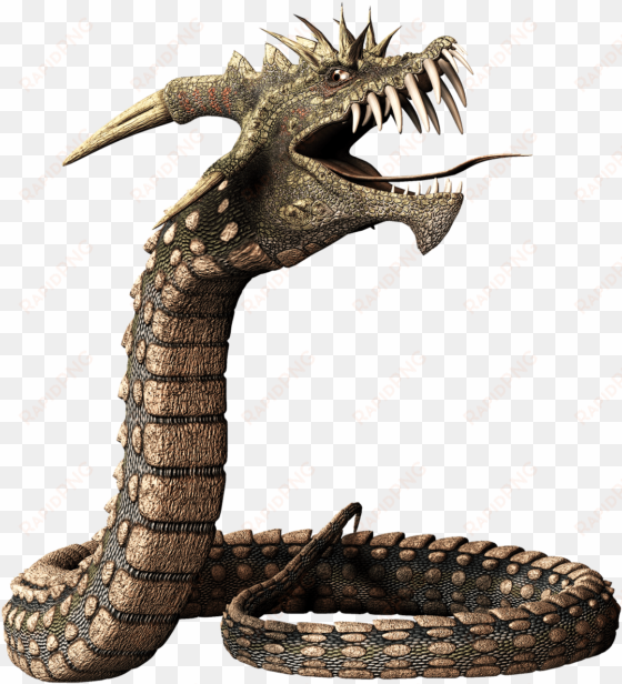 dragon snake - snake with dragon head