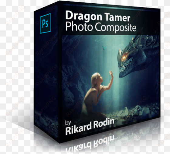 dragon tamer photo composite - tutorial