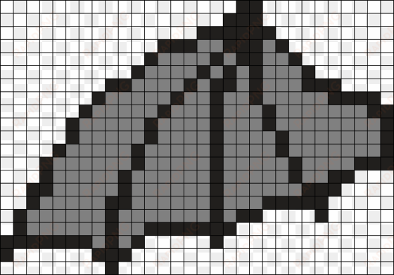 dragon wing perler bead pattern / bead sprite - dragon wings pixel art