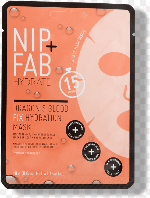 dragon's blood fix hydration mask nip fab - nip fab sheet mask