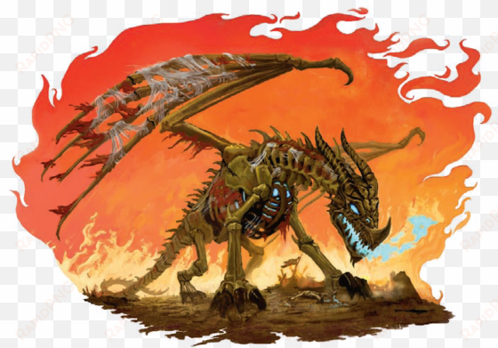 dragotha - skeletal red dragon