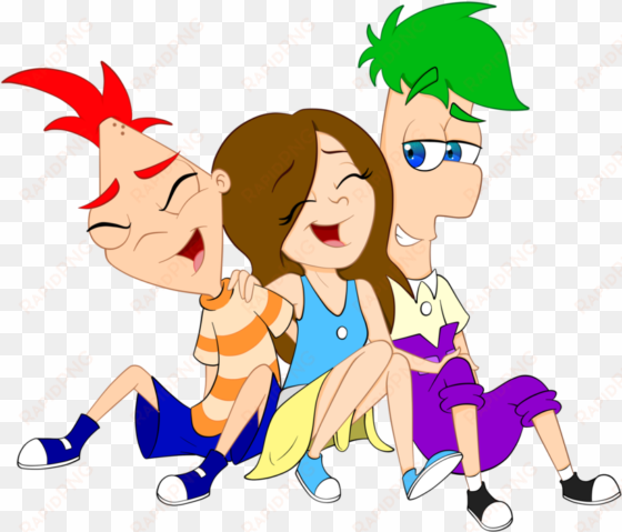 drawing candy best friend pictures friends hugging - phineas y ferb base