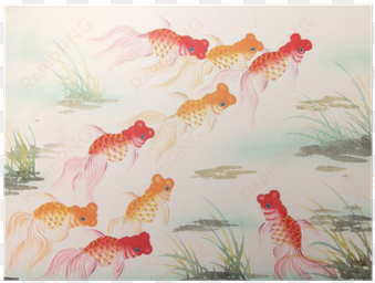 drawing chinese goldfish - chinese drawing goldfish