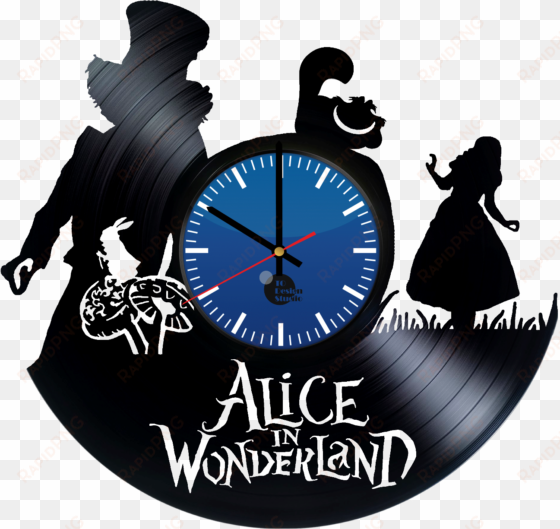 drawing clock alice in wonderland