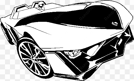 drawing hot wheels 1 - desenho de carro da hot wheels para colorir