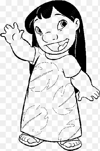 drawing lilo stitch 171 - coloring pages disney lilo and stitch
