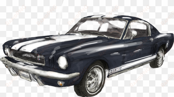 drawing mustang fastback - ford mustang fastback png