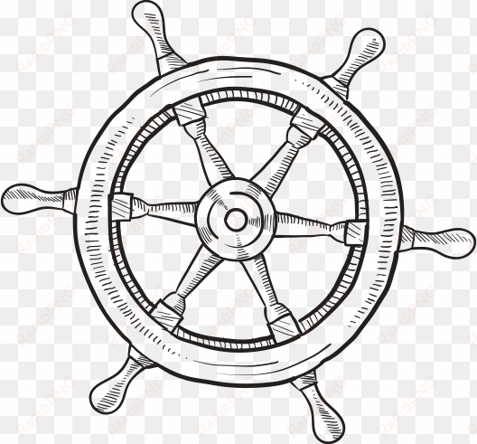 drawing wheels american traditional ship image transparent - ship wheel transparent background