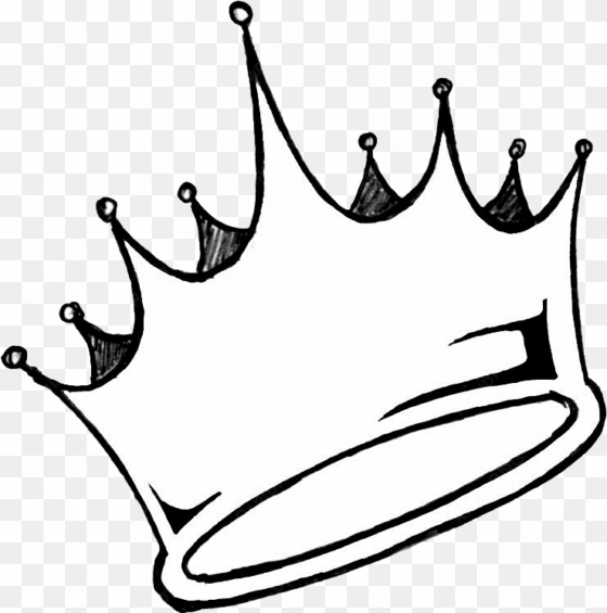 drawn crown transparent tumblr - crown drawing