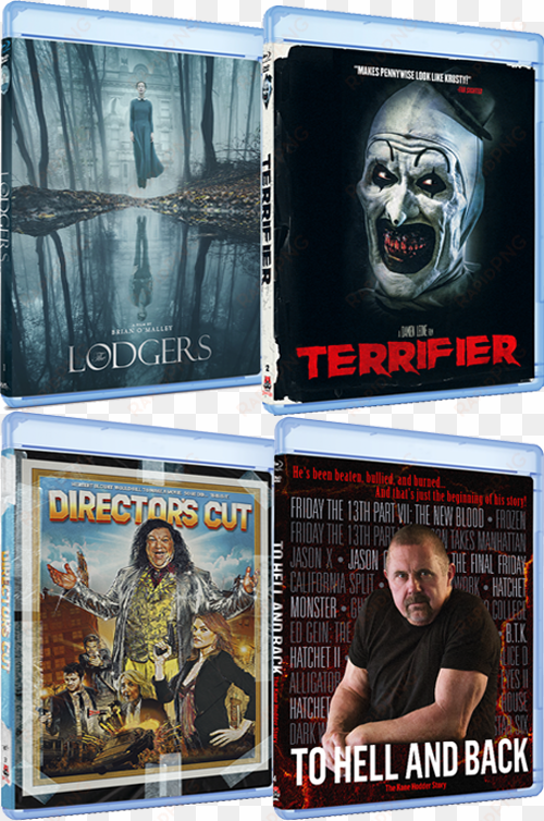 dread central presents 4 pack blu ray/dvd set - lodgers