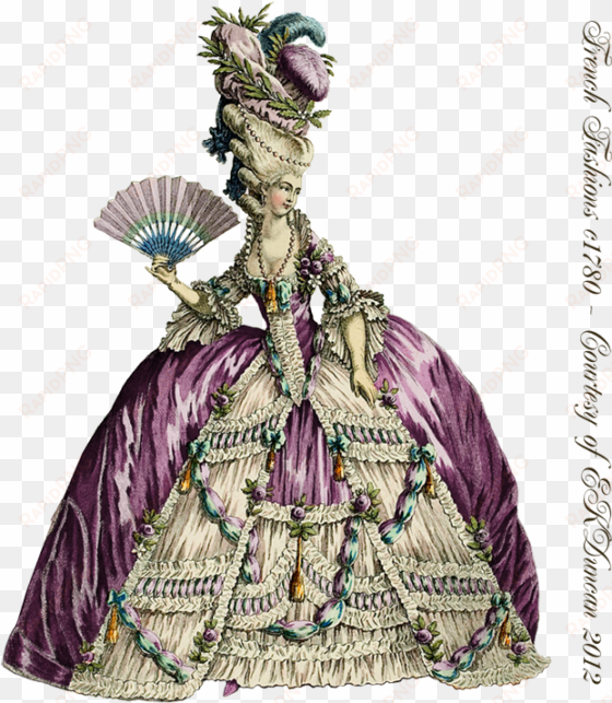 dress clipart marie antoinette - marie antoinette transparent background