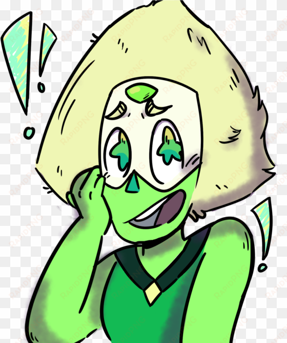 drew one of my favorite characters, peridot from steven - cartoon