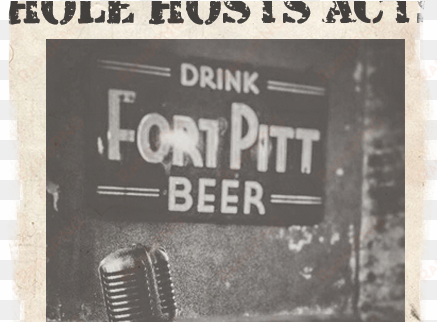 drink fort pitt beer sign - fiat