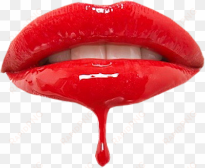 dripping blood from mouth psd detail drip lips official - blood lips png