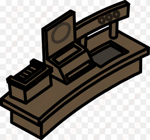 droid cleaning station icon - wood