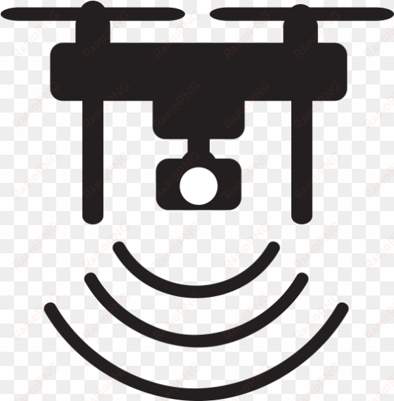 drone icon design connection connect wifi transmition - unmanned aerial vehicle