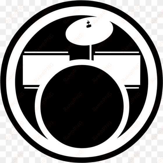 drums logo png - rock band drums symbol
