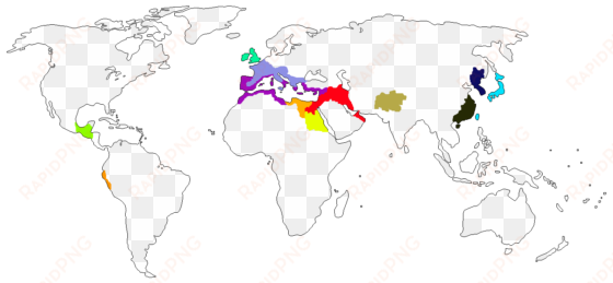 drumsticks taste good - world map without labels