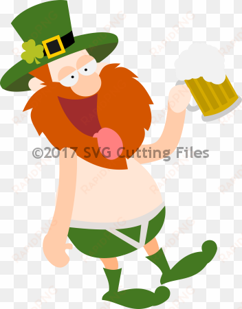 drunk pp - drunk leprechaun svg