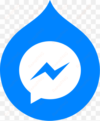 drupal fb messenger - social media messenger icon